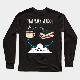 Pharmacy School Student Future Pharmacist Gift Long Sleeve T-Shirt